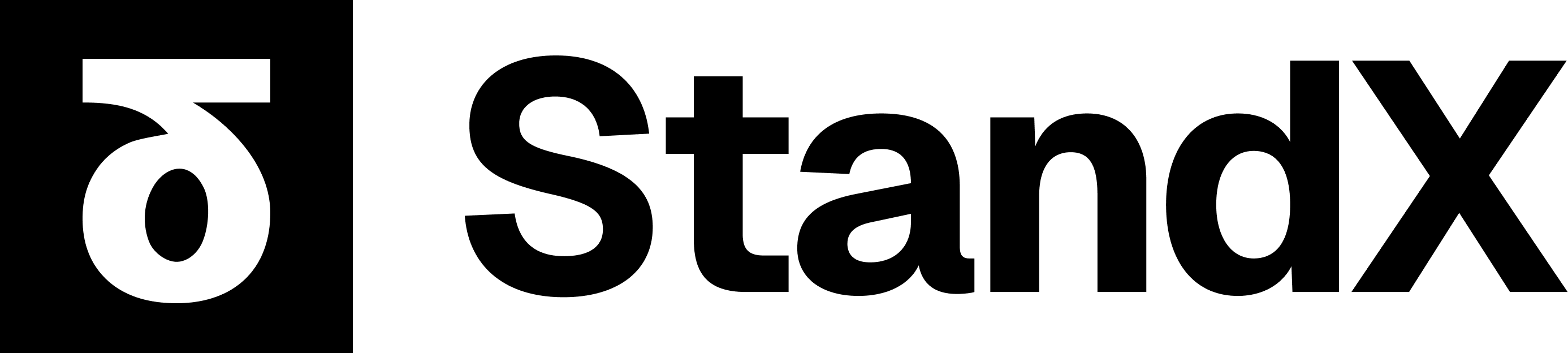 StandX wordmark, dark